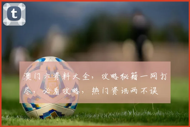 澳门六资料大全，攻略秘籍一网打尽，必看攻略，热门资讯两不误